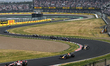 SUZUKA, JAPAN - MARCH 29: 
 A general view of the action as drivers navigate the 'S' curv...