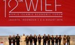 Delegates attending the 12th World Islamic Economic Forum (WIEF) pose for a group photo in...