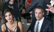 Raoul Bova (R) and Rocio Munoz Morales (L) attend the 60th Taormina Film Fest on June 14,...