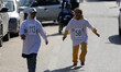 Disabled people attend a marathon within the International Day of Disabled Persons in Gaza...