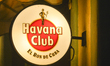 A view of 'Havana Club' logo, seen in Havana's city center.Since the 24th May, the Cuban...