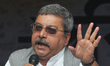 Trinamool Congress political party MP Kalyan Banerjee addressing as part of a nationwide p...