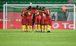 Ghana team before the 2017 Africa Cup of Nations 3rd  place match in Port Gentile, Gabon o...