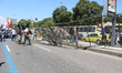 Structures mounted for the Rio's Carnival were vandalized, in Rio de Janeiro, on February...