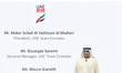 Matar Suhail Al Yabhouni Al Dhaheri, the President of the UAE Team Emirates, the UAE’s fir...