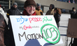 Pro-Muslim demonstrators hold a counter-protest against anti-Muslim groups over the M-103...