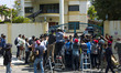Press pictured during Malaysian activists gathering at out side of the North Korean Embass...