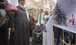 People celebrate Moulid Al-Rifa'i, a Sufi gathering which commemorates the birth of the Mu...