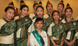 Laotian youth dressed in traditional attire from northeastern Thailand during the Internat...
