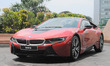 A BMW i8 is seen on the street in Jakarta, Indonesia, on April 20, 2017. BMW i8 Protonic R...