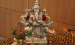 Idol of Lord Ganesh adorned during the Tamil Hindu New Year at a Tamil Hindu Temple in Tor...