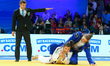 Barbara Matic (CRO, white), Giovanna Scoccimarro (GER, blue), fight during the 2017 Warsaw...