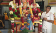 Tamil Hindu devotees take part in special prayers honouring Lord Murugan during a festival...