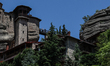 High above Kalambaka the Monastery of RThe Monastery of Rousanou/St. Barbara for nuns on J...