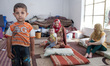 A Palestinian boy who lost his home to an Israeli airstrike. Up to 25 per cent of Gaza’s p...