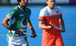 Muhammad Aleem Bilal of Pakistanduring The Men's Hockey World League Semi-Final 2017 Grou...