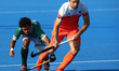 Valentin Verga of Netherlandsduring The Men's Hockey World League Semi-Final 2017 Group B...