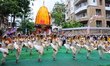 Students perform Odissi Dances and inauguration ceremony  at the ISKCON 46th Rath Yatra on...