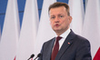 Polish Minister of the Interior and Administration Mariusz Blaszczak during the press conf...