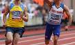Jordan Howe of Great Britain  Man's 100m T35 Final during World Para Athletics Championshi...