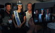 Miss World 2013, Megan Young poses for a photo with the members of the media, shortly afte...