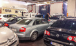 Cars parked at the Nisl Dacke TT-Line ferry are seen on 30 July 2017  in Trelleborg , Swed...
