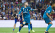 Sergio Ramos and Luis Suarez during the match between FC Barcelona - Real Madrid, for the...