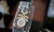A marker is seen on a beer glass at a local restaurant in Bydgoszcz, Poland on 20 August,...