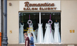 A wedding shop in seen in the center of the city in Bydgoszcz, Poland on 20 August, 2017....