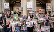 Melbourne, Australia, 18 march 2017. Vegan activist protest against animal s violence in t...