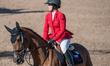 Czech rider Emma Augier de Moussac on Diva rides in the qualifying competition of the 2017...