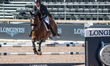 Swedish rider Peder Fredricson on H&M All In rides in the qualifying competition of the 20...