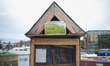 A Book Exchange Box is seen at Limehouse Basin, London on August 24, 2017. Installed by Ca...