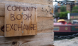 A Book Exchange Box is seen at Limehouse Basin, London on August 24, 2017. Installed by Ca...