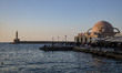 Images of the area of the old Venetian port in Chania town, the second largest in Creta is...