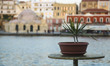 Images of the area of the old Venetian port in Chania town, the second largest in Creta is...