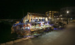 Images of the area of the old Venetian port in Chania town, the second largest in Creta is...