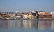 Images of the area of the old Venetian port in Chania town, the second largest in Creta is...