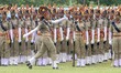 Newly recruited constables of the first batch State Industrial Security Force take salute...