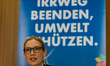 The top candidate of the AfD Alice Weidel speaks during the press conference  in Germany,...