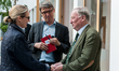 The top candidate of the Afd Alexander Gauland and the top candidate of the AfD Alice Weid...