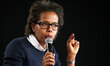 French journalist Audrey Pulvar takes part in a debate during the Festival of Humanity (Fe...