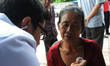 The medical team conducts health checks on refugees at IDP camps in Sidemen, Karangasem, B...