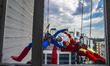 At a children’s hospital in Sao Paulo, two window washers dressed up as Superman and fello...
