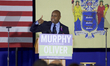 Newark mayor Ras Baraka speaks during a campaign event for New Jersey Democratic gubernato...