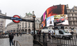 Animations are seen after the countdown as the Piccadilly Circus lights are switched back...
