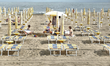 Caorle, Veneto, Italy . May 2014,  Early spring seazon at the Adriatic Sea beach in Caorle...