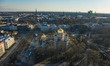 Panoramic images of Riga from Radisson Blu Hotel. Riga is the capital of Latvia. The large...