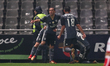 Benfica's Brazilian forward Jonas  (L) celebrates after scoring a goal during the Premier...