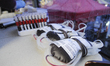 Blood samples are seen in the mobile blood donation center in Bydgoszcz, Poland on January...